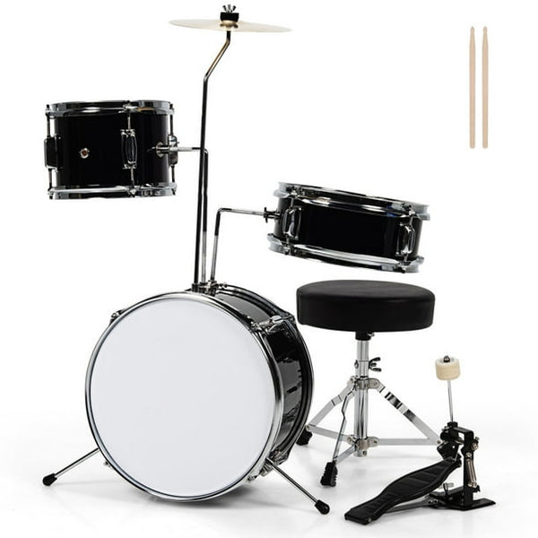 5 Pieces Junior Drum Set with 5 Drums