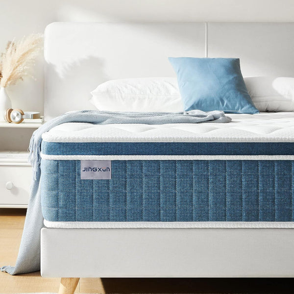 Queen Mattress 10 Inch Hybrid Mattress with Gel Memory Foam