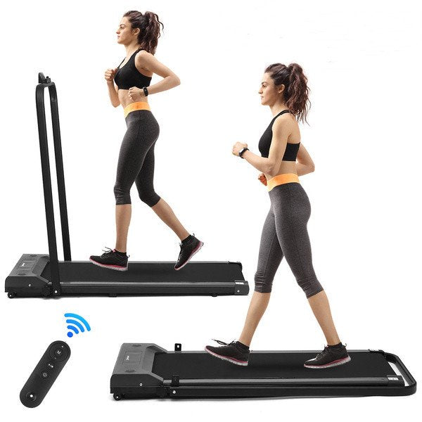 2.25HP 2 in 1 Folding Treadmill with Speaker Remote Control