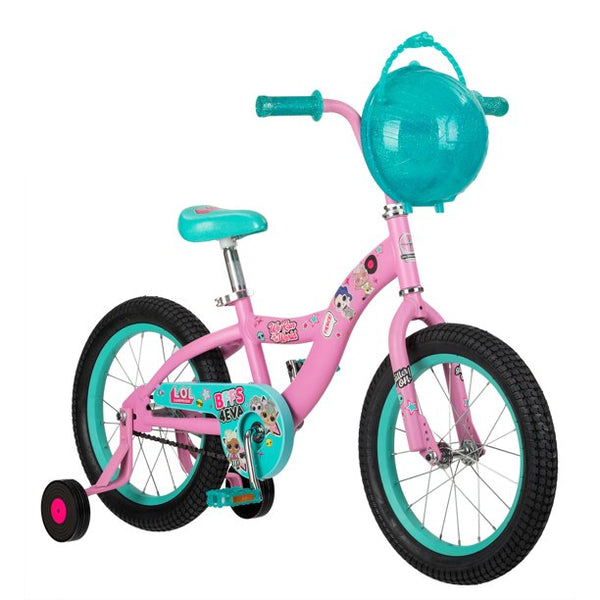 Inolait kids bike, 16-inch wheel pink