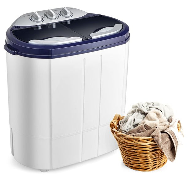 Compact Twin Tub Mini Portable Washing Machine and Dryer