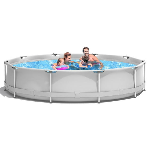 Round Above Ground Swimming Pool With Pool Cover