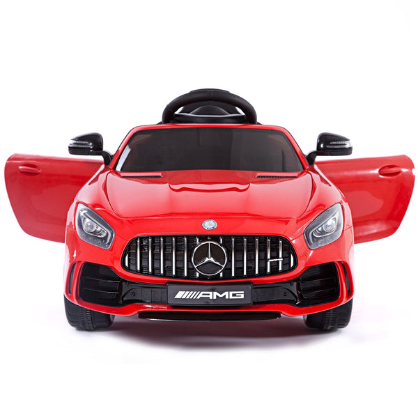 Inolait 12 V Children's Toy Car with Remote Control Mercedes Benz coupe 2 Speed with Music Light Red