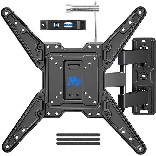 TV Mount for Most 26-55 Inch TVs, Full Motion TV Wall Mount with Perfect Center